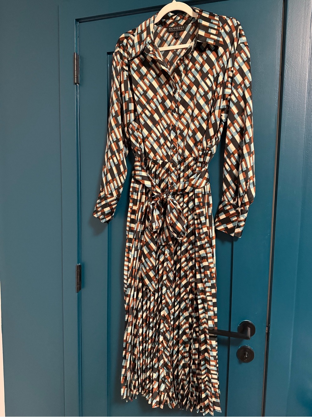 Eloquii Geometric Print Dress